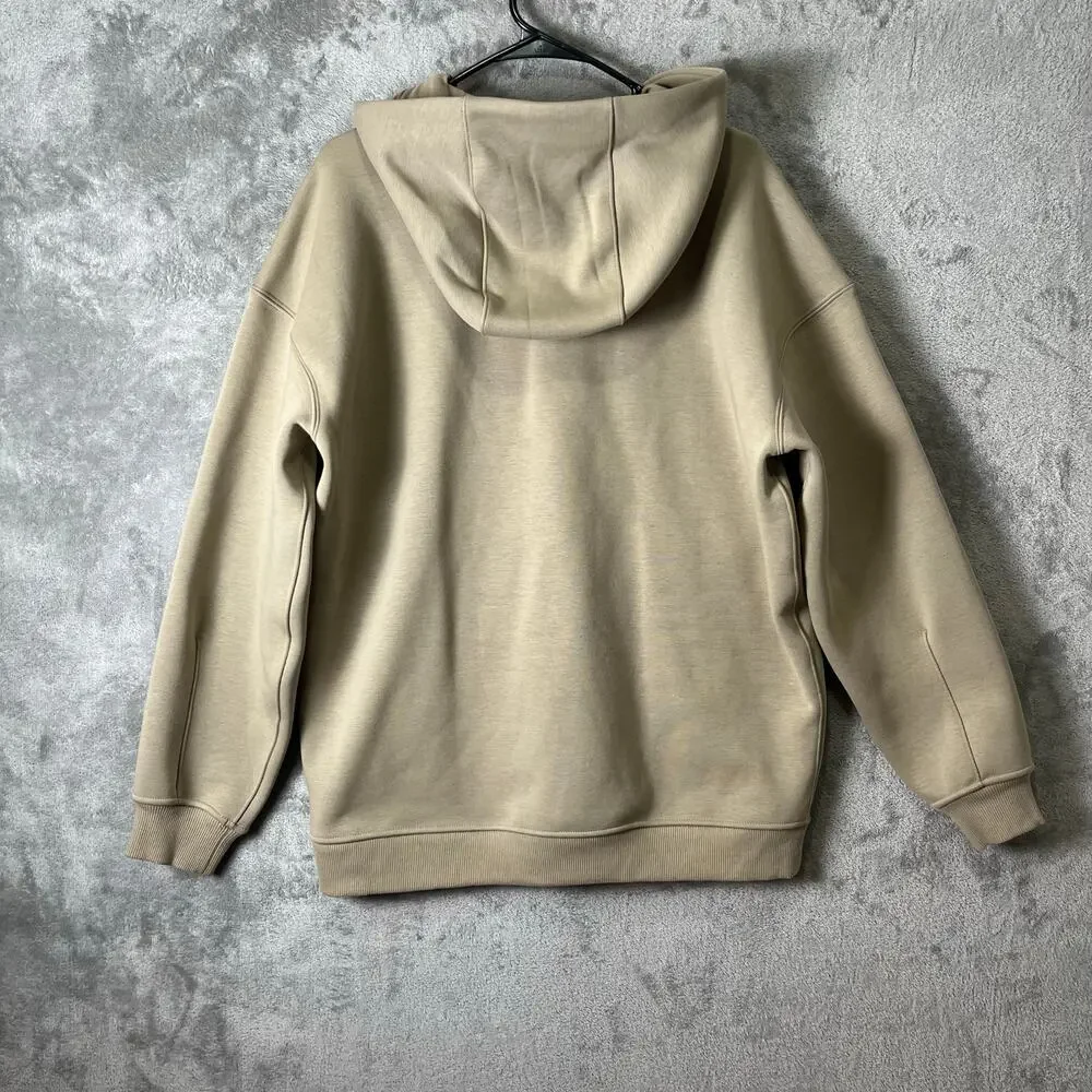 Lululemon Heavyweight Fleece Oversized Hoodie Sheer Oak Medium Athleisure‎